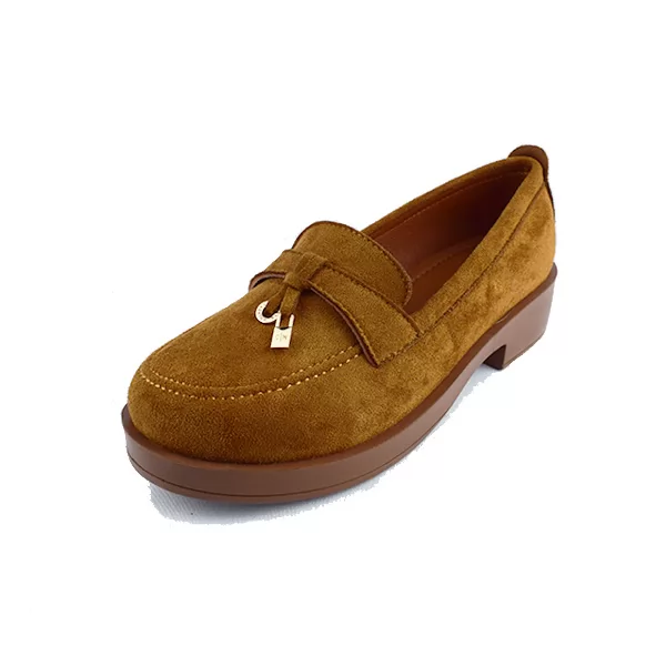 Chaussure pour femme 028 marron daim.......... sandale médicale femme confortable Maroc